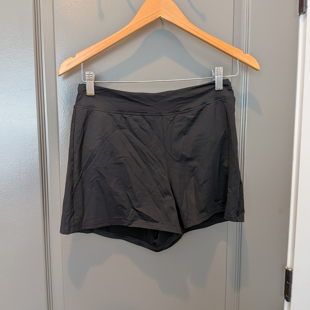 Lands' End Women's Black Athletic Shorts